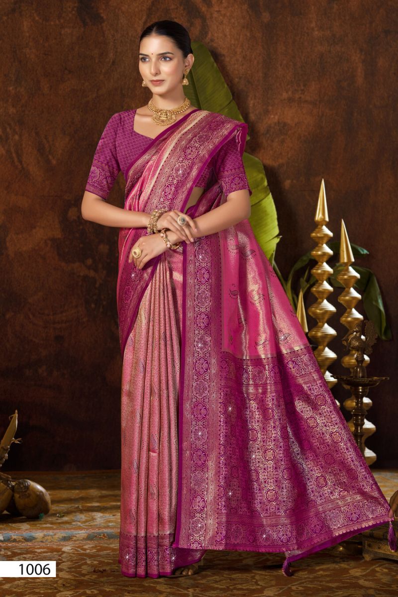 Saroj Niharika Silk Saroski Vol 4 Kanjivaram Silk Saree