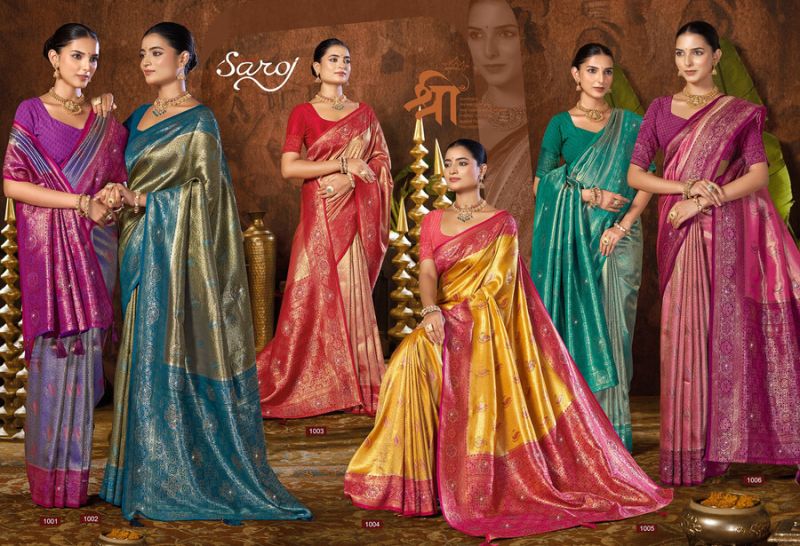 Saroj Niharika Silk Saroski Vol 4 Kanjivaram Silk Saree