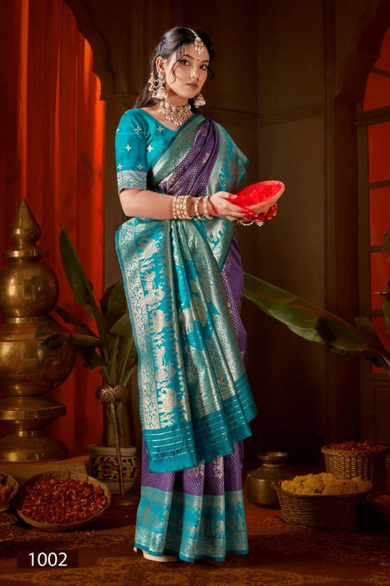 Saroj Rangvastra Silk Vol 1 Lichi Silk Saree - Amrah Wholesale