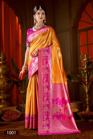 Saroj Rangvastra Silk Vol 1 Lichi Silk Saree