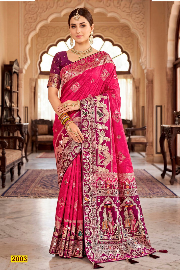 Saroj Ravina Satin Saroski Vol 2 Satin Silk Saree