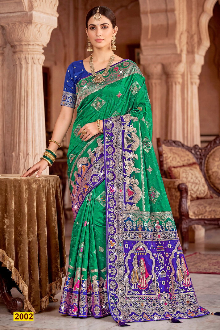 Saroj Ravina Satin Saroski Vol 2 Satin Silk Saree