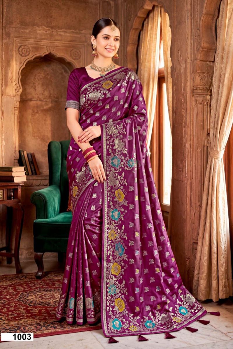 Saroj Riddhima Satin Saroski Vol 1 Satin Silk Saree