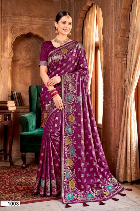 Saroj Riddhima Satin Saroski Vol 1 Satin Silk Saree