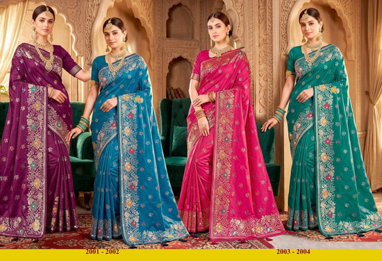Saroj Riddhima Satin Saroski Vol 2 Heavy Satin Silk Saree