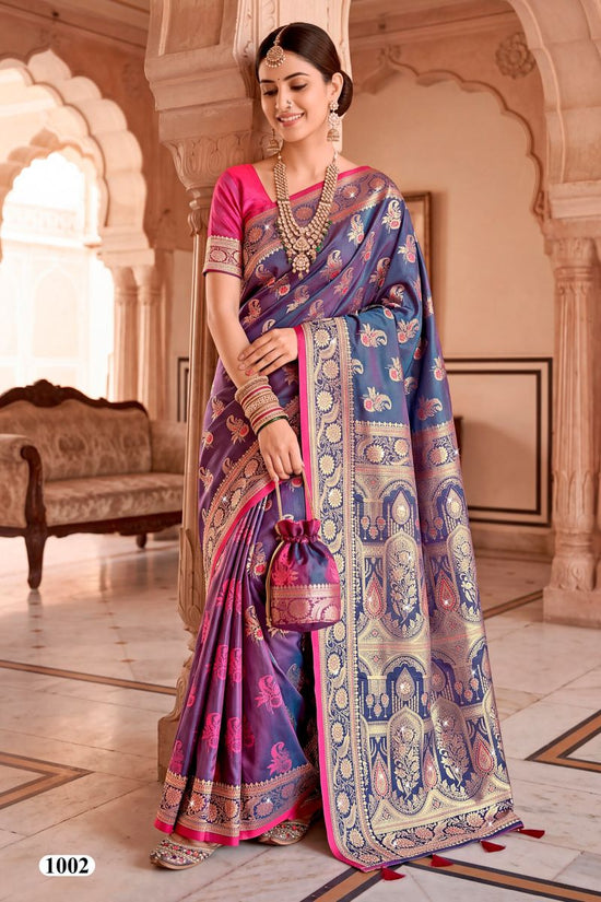 Saroj Rimzim Satin Saroski Vol 1 Satin Silk Zarkhan Work Saree