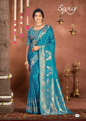 Saroj Royal Taj Satin Saroski Vol 1 - Amrah Wholesale