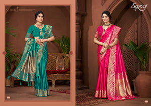Saroj Saarina Satin Saroski Vol 1 Satin Silk Saree