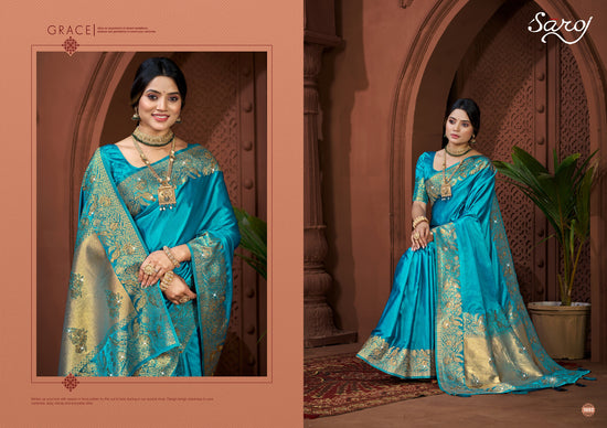 Saroj Saarina Satin Saroski Vol 1 Satin Silk Saree