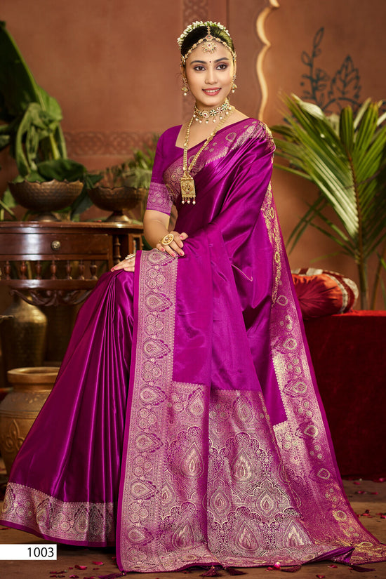 Saroj Saarina Satin Saroski Vol 4 Satin Silk Saree