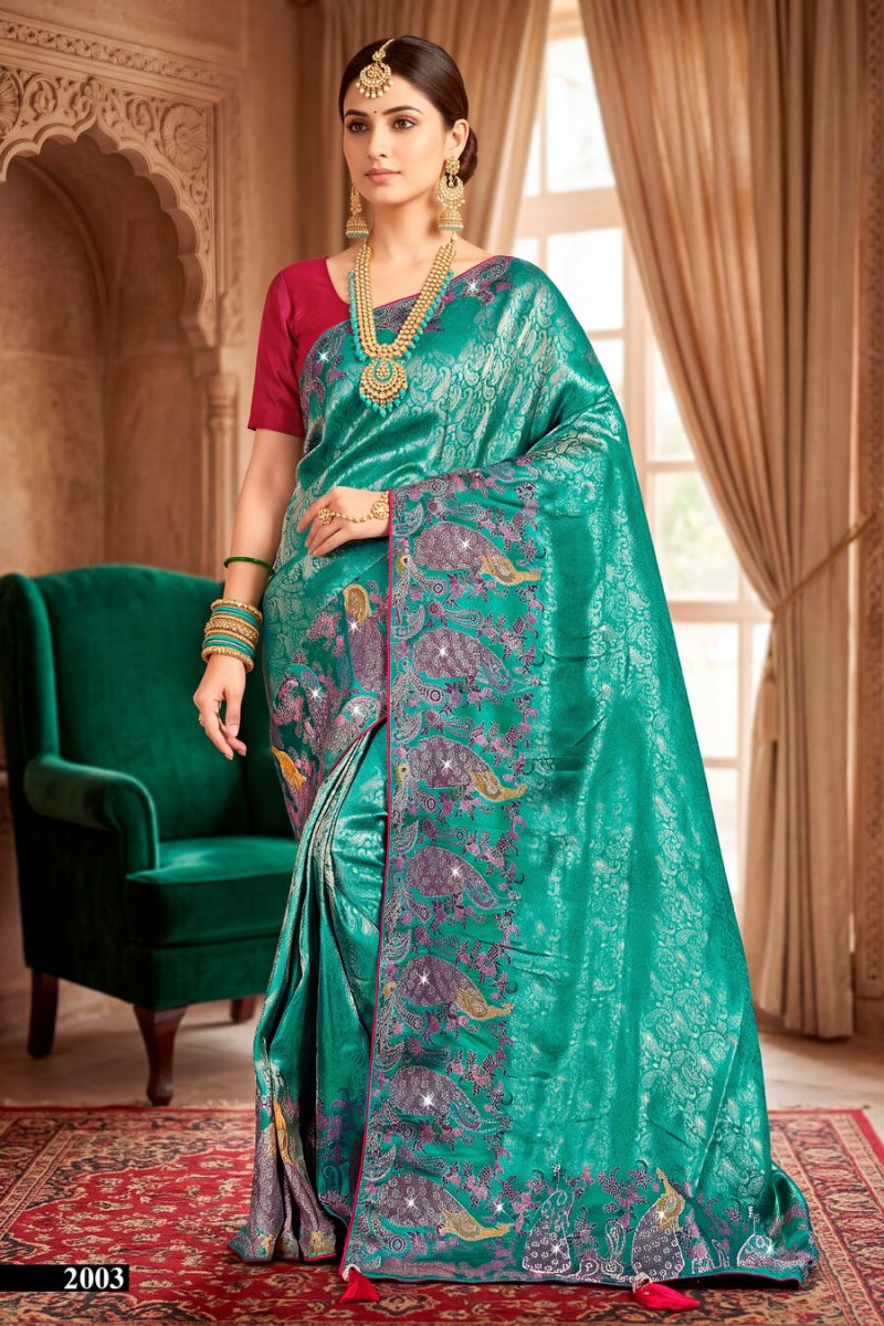 Saroj Sanwariya Satin Saroski Vol 2 Silk Saree
