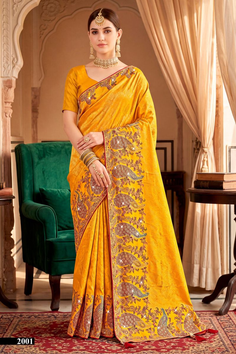 Saroj Sanwariya Satin Saroski Vol 2 Silk Saree