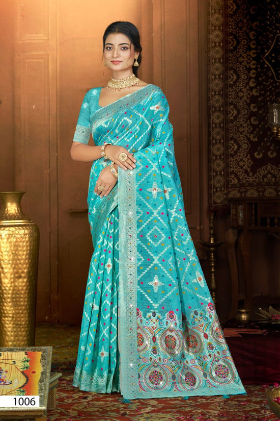 Saroj Sarees Aangan Linen Saroski Vol 4 Linen Saree