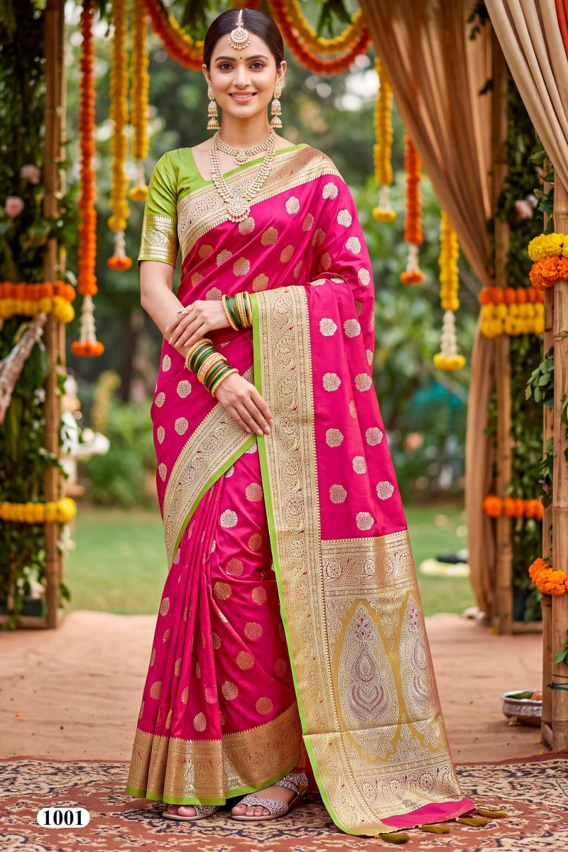 Saroj Sarees Kiyara Silk Vol 1 Soft Silk Zari Weaving Saree