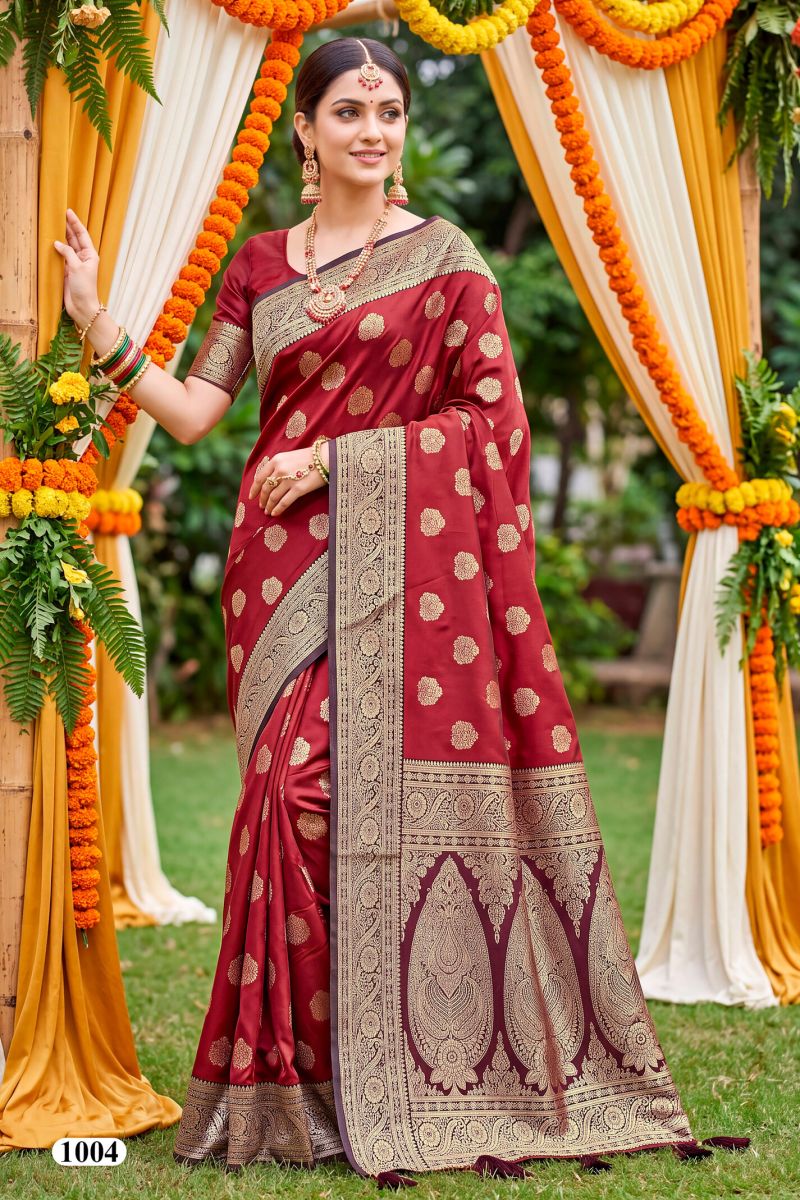 Saroj Sarees Kiyara Silk Vol 1 Soft Silk Zari Weaving Saree