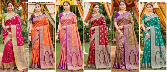Saroj Sarees Kiyara Silk Vol 1 Soft Silk Zari Weaving Saree