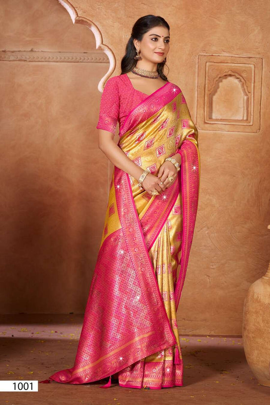 Saroj Sarees Niharika Silk Saroski Kanjivaram Silk Saree - Amrah Wholesale