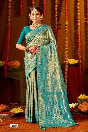 Saroj Sarees Niharika Silk Saroski Vol 10 Kanjivaram Silk Saree