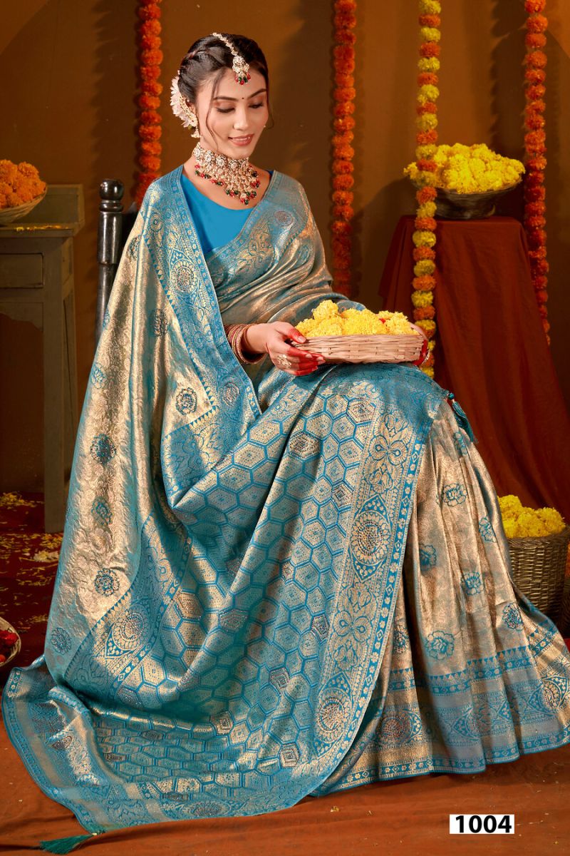 Saroj Sarees Niharika Silk Saroski Vol 7 Kanjivaram Silk Saree