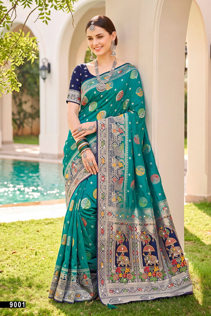 saroj sarees Saroj Albeli Fendi Saroski Vol 9 Fendi Satin Silk Saree