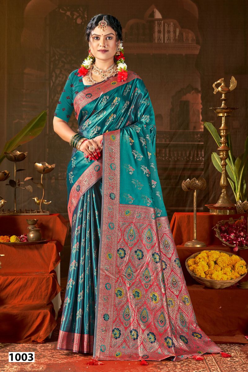 Saroj Sarees Saroj Ladlee Satin Silk Vol 2 Satin Silk Saree