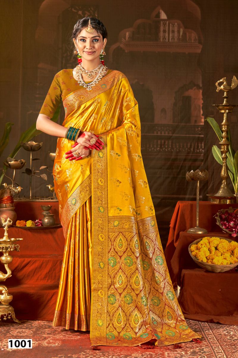 Saroj Sarees Saroj Ladlee Satin Silk Vol 2 Satin Silk Saree