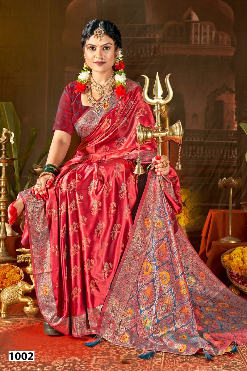 Saroj Sarees Saroj Ladlee Satin Silk Vol 2 Satin Silk Saree
