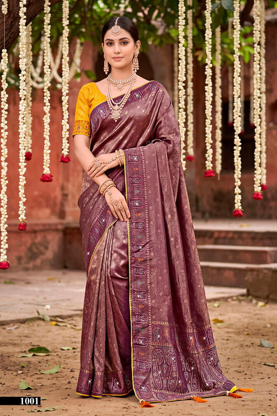 saroj sarees Saroj Sanwariya Satin Saroski Vol 1 Soft Satin Silk Saree