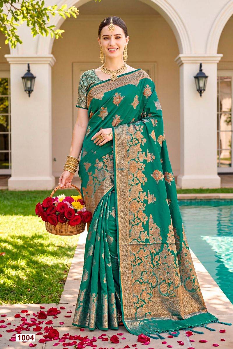 Saroj Titan Silk Vol 2 Soft Silk Zari Weaving Saree