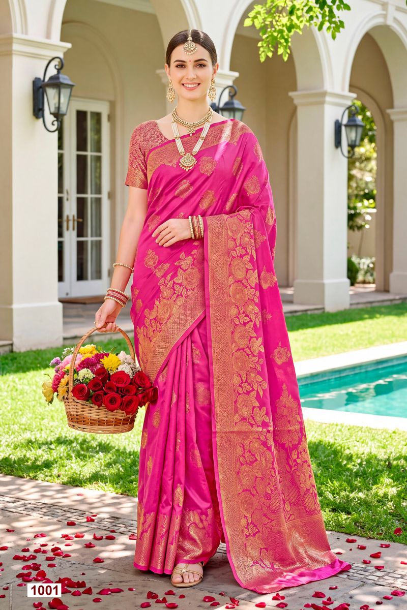 Saroj Titan Silk Vol 2 Soft Silk Zari Weaving Saree