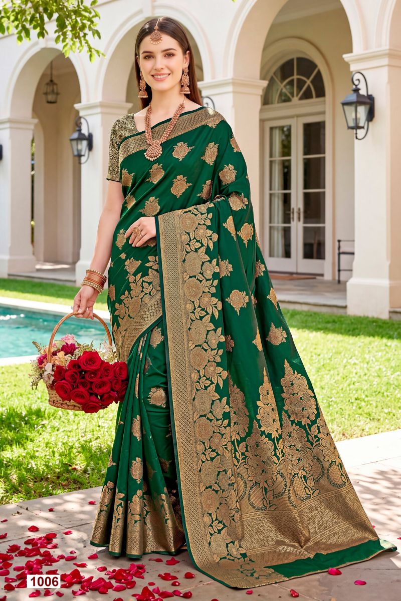 Saroj Titan Silk Vol 2 Soft Silk Zari Weaving Saree
