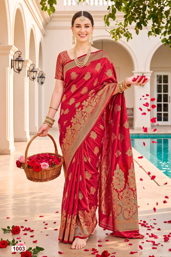 Saroj Titan Silk Vol 2 Soft Silk Zari Weaving Saree