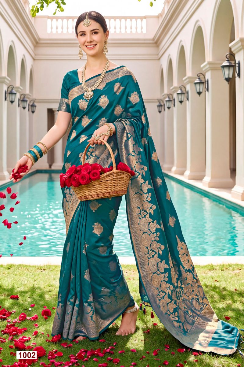Saroj Titan Silk Vol 2 Soft Silk Zari Weaving Saree
