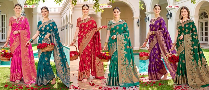 Saroj Titan Silk Vol 2 Soft Silk Zari Weaving Saree