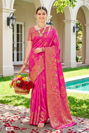 Saroj Titan Silk Vol 2 Soft Silk Zari Weaving Saree - Amrah Wholesale