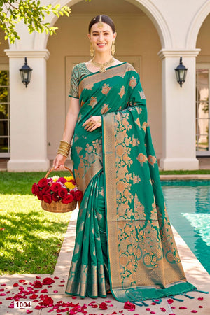 Saroj Titan Silk Vol 2 Soft Silk Zari Weaving Saree - Amrah Wholesale
