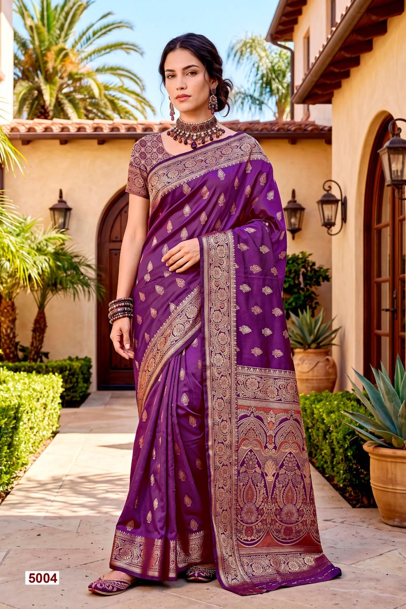 Saroj Titan Silk Vol 5 Soft Silk Zari Weaving Saree