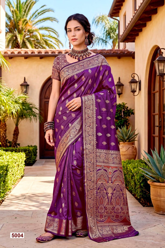 Saroj Titan Silk Vol 5 Soft Silk Zari Weaving Saree