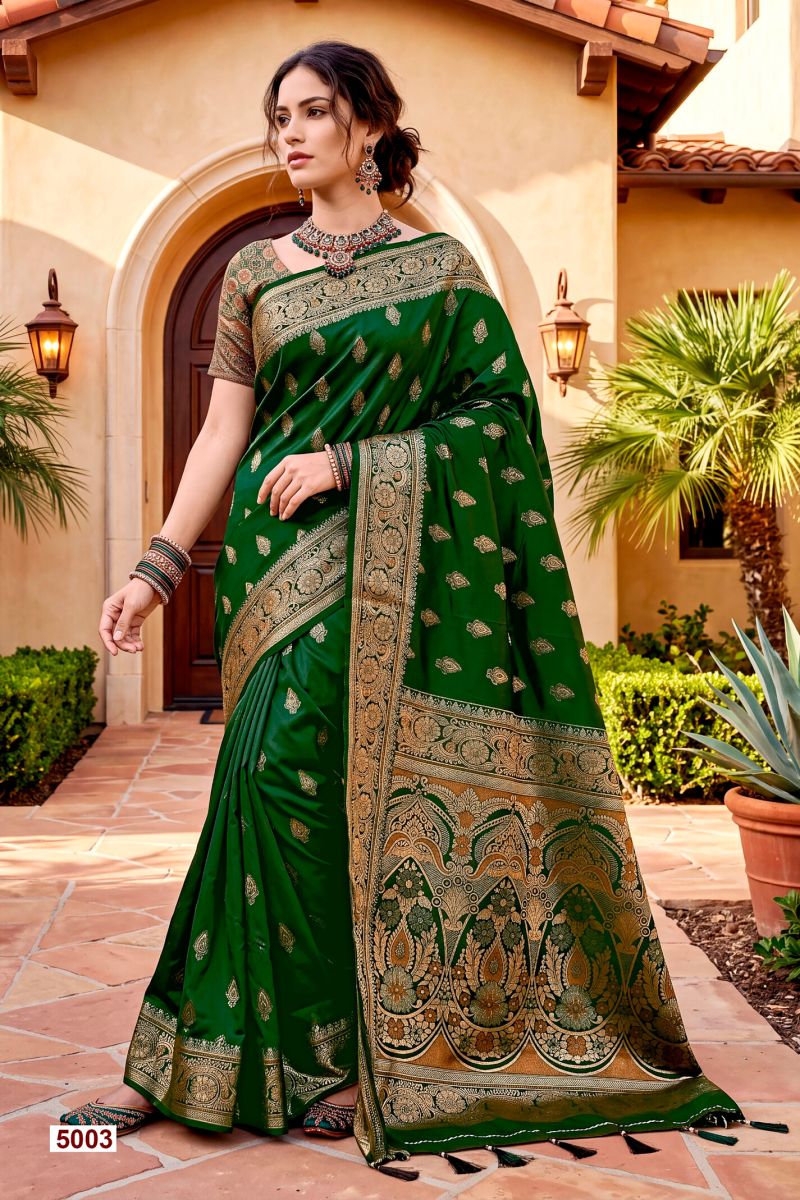 Saroj Titan Silk Vol 5 Soft Silk Zari Weaving Saree