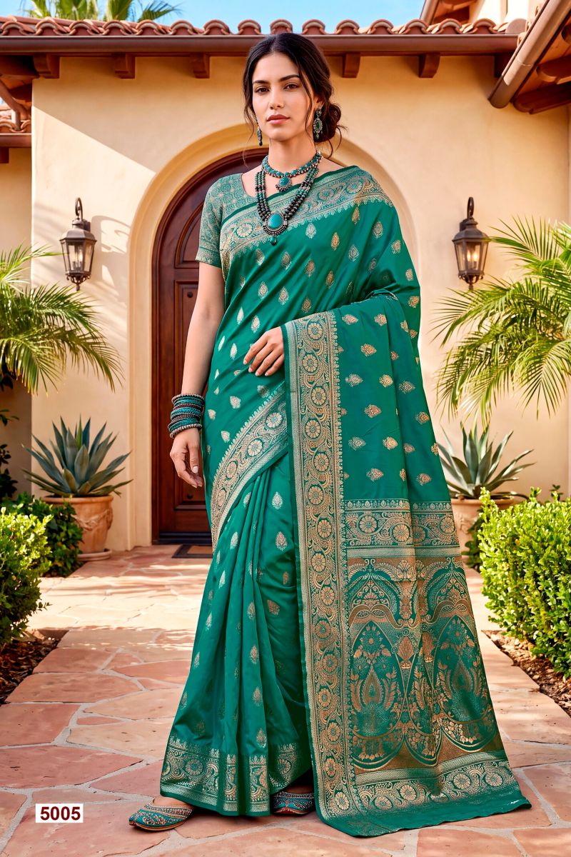 Saroj Titan Silk Vol 5 Soft Silk Zari Weaving Saree