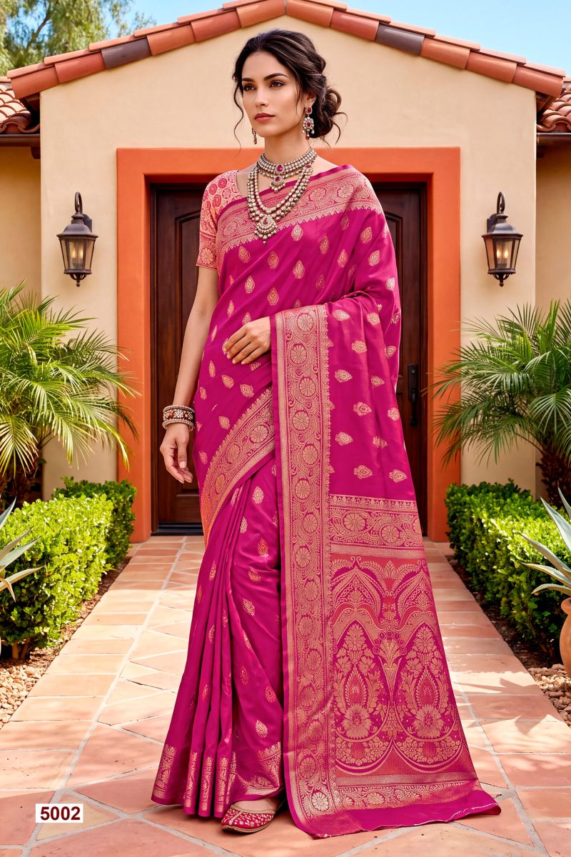Saroj Titan Silk Vol 5 Soft Silk Zari Weaving Saree