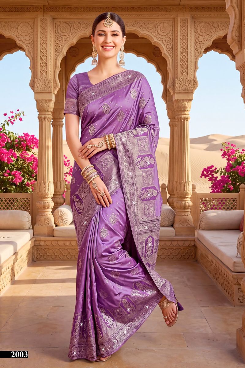 saroj sarees Saroj Priya Satin Saroski Vol 2 Satin Silk Saree