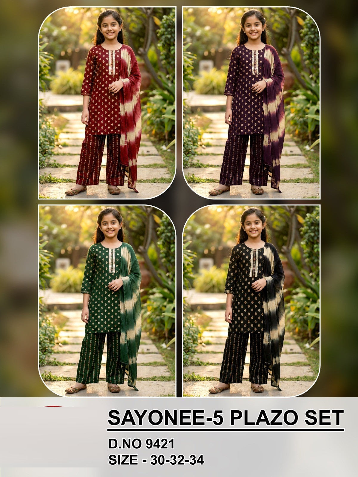 Sayonee Vol 5 Plazo Set