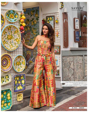 SAYURI BANARSI 20039 TO 20041 Viscose Jacquard Silk Co-Ord Set - Amrah Wholesale