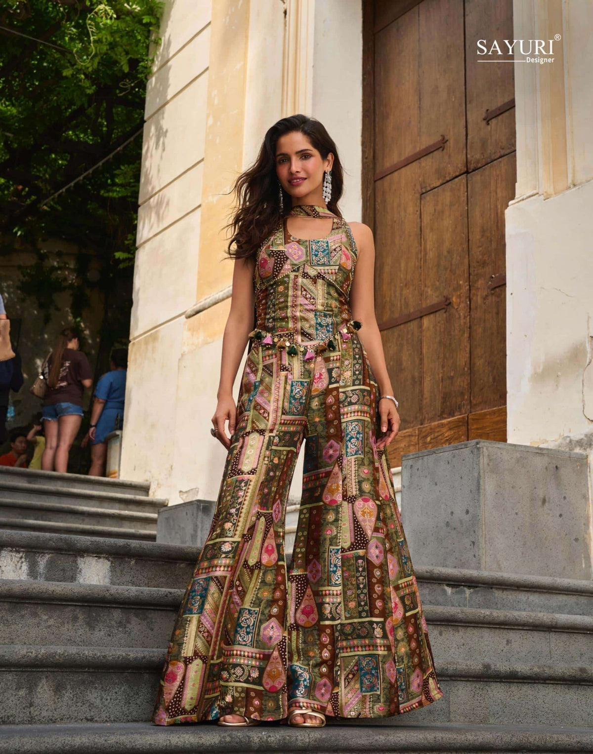 SAYURI BANARSI 20039 TO 20041 Viscose Jacquard Silk Co-Ord Set - Amrah Wholesale