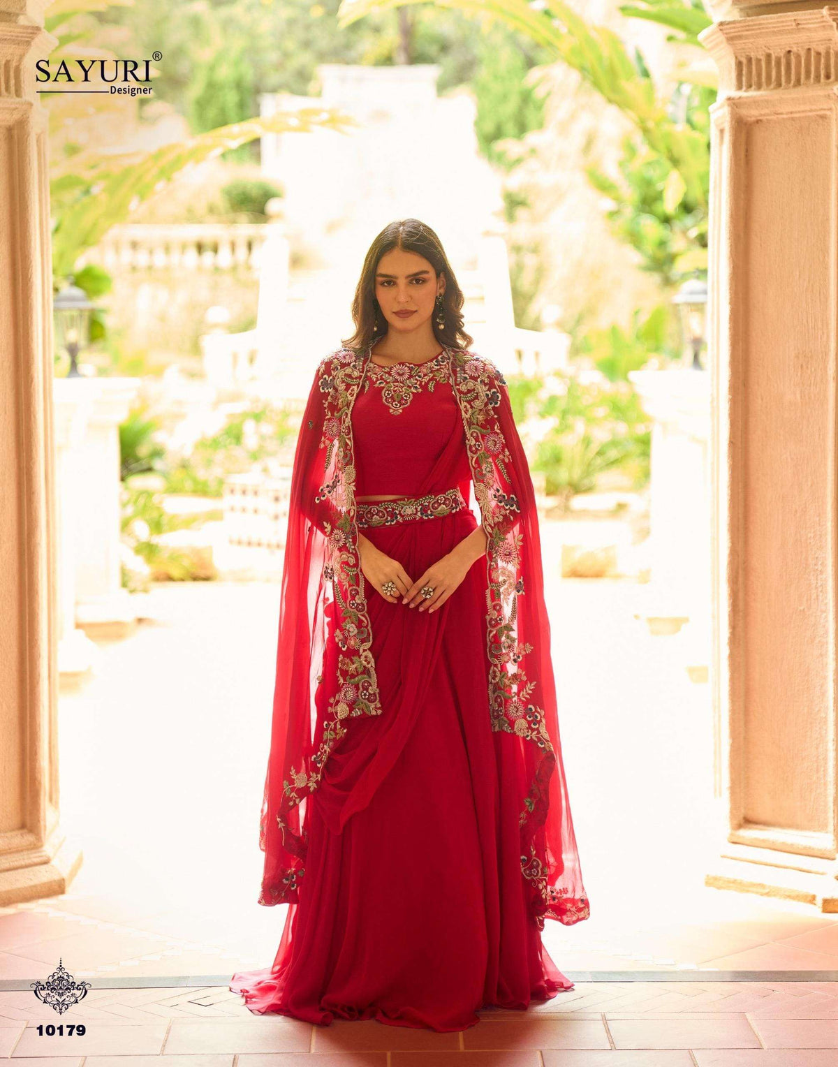 SAYURI GAUHAR Georgette Embroidery Premium Lehenga