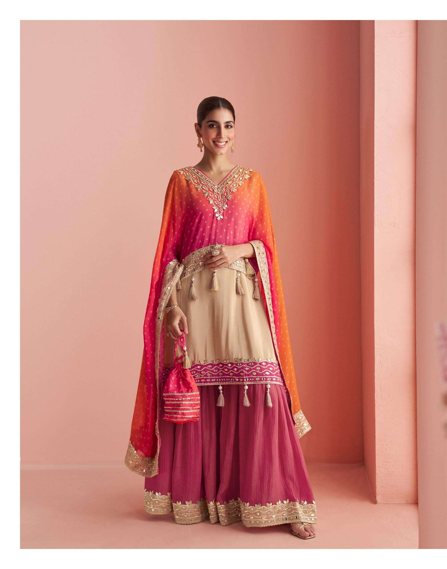 SAYURI KAVERI Simmer Silk Embroidered Stitched Dresses