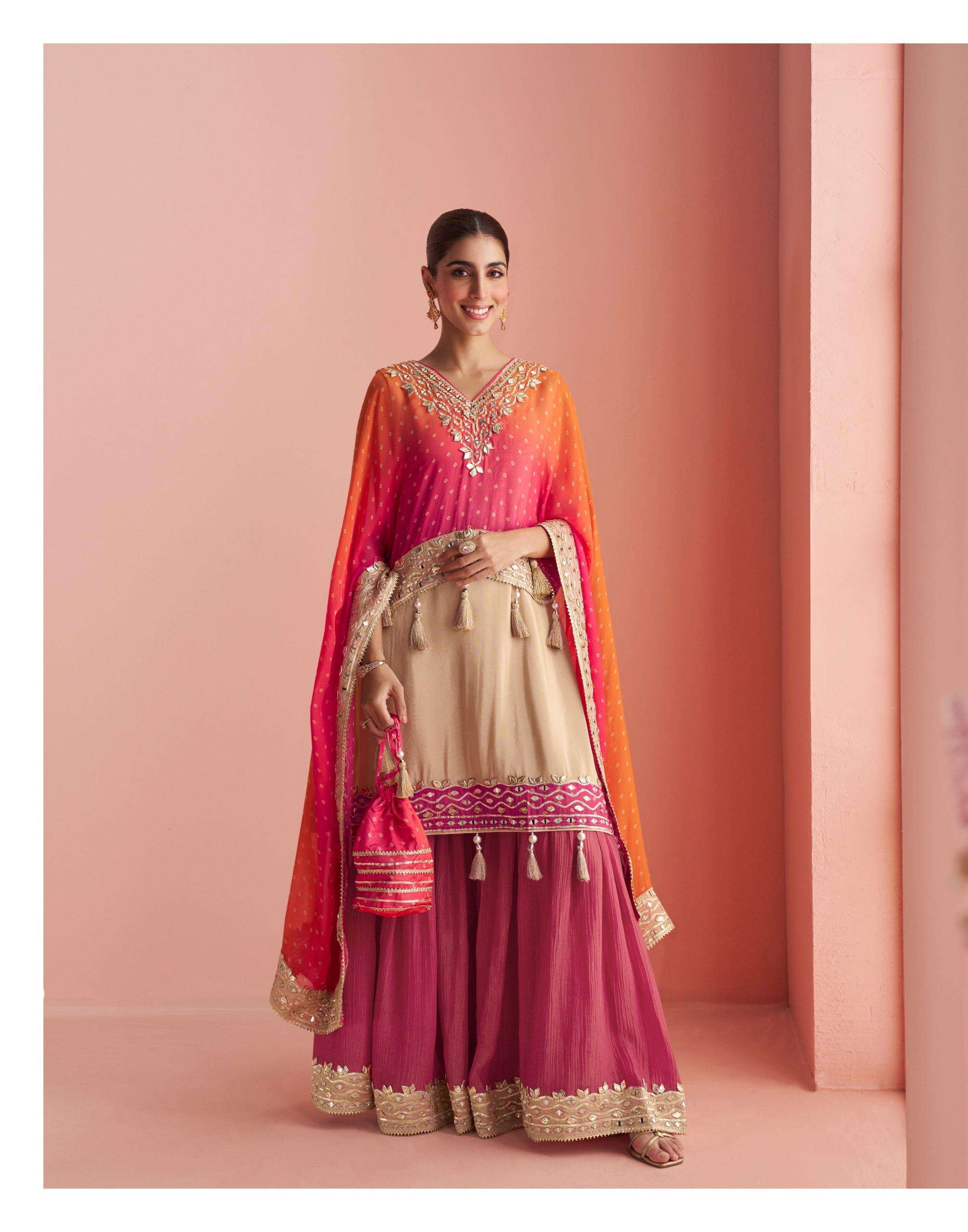 SAYURI KAVERI Simmer Silk Embroidered Stitched Dresses