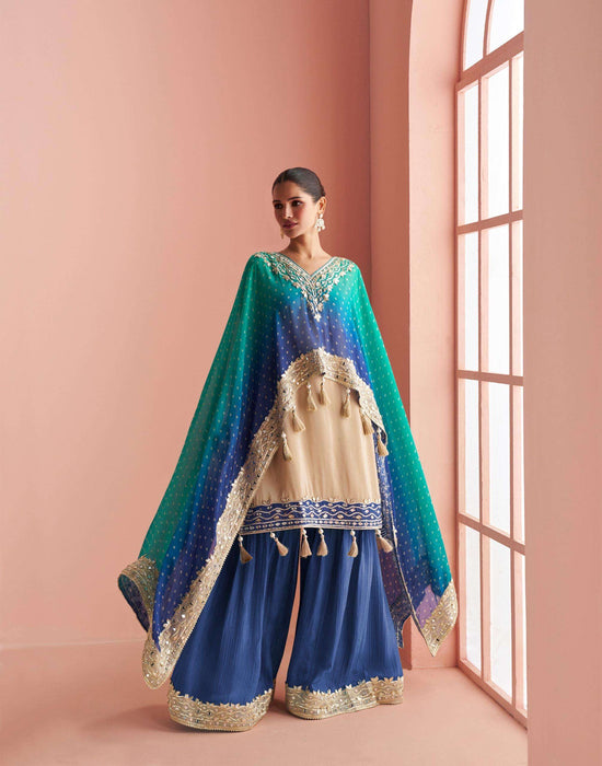 SAYURI KAVERI Simmer Silk Embroidered Stitched Dresses