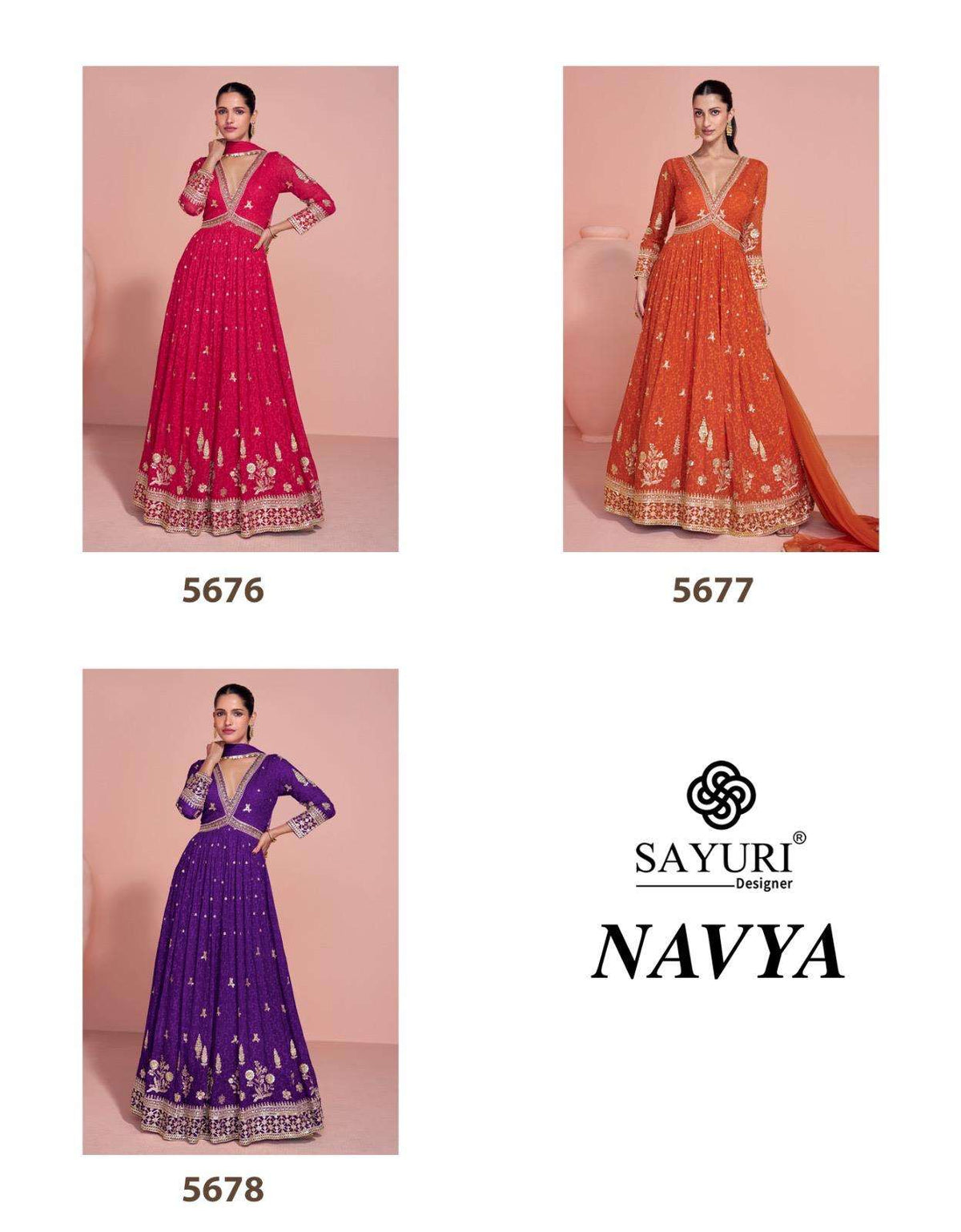 Sayuri Navya 5676 To 5678
